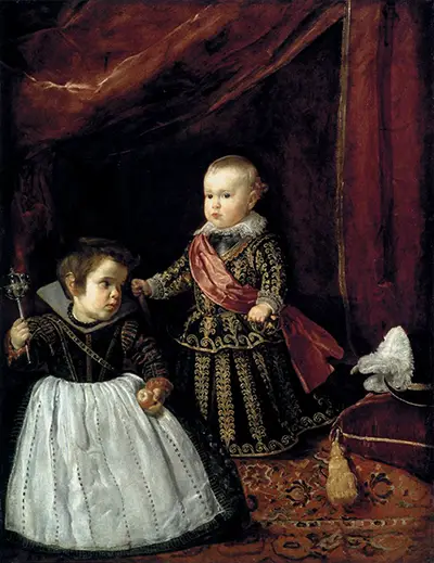Prince Baltasar Carlos with a Dwarf Diego Velazquez